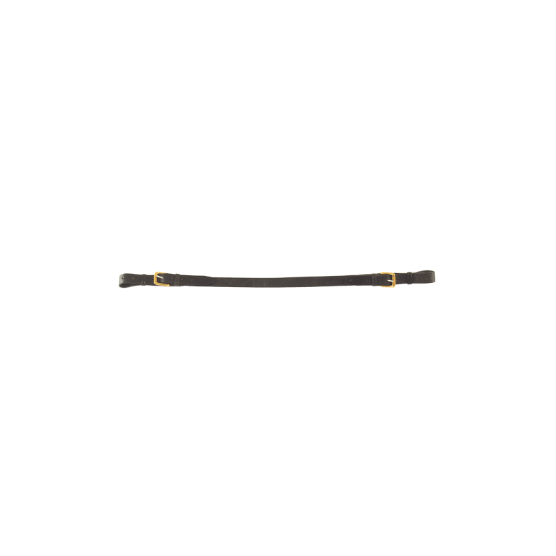 Sangle De Ramassage Horse-ball Eric Thomas - Cuir Vachette - Réglable 57-70 Cm - Pour Cavalier