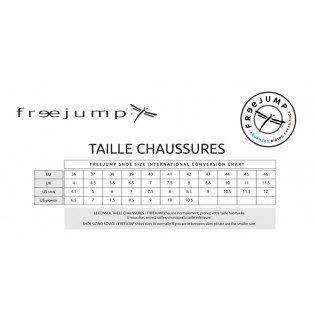 Guide des tailles Chaussure Freejump
