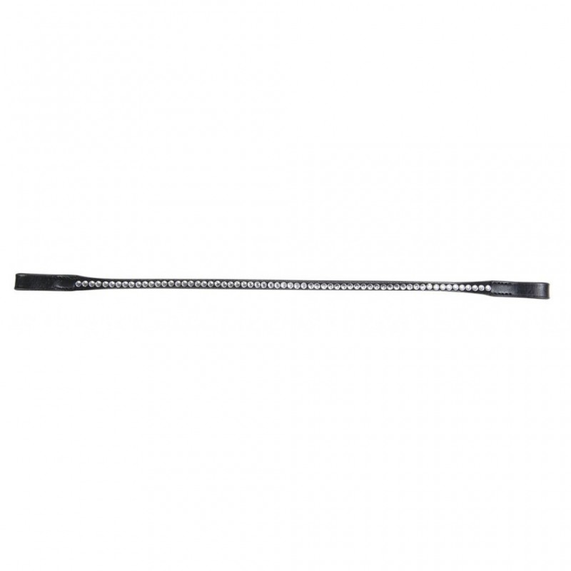 HKM – Frontal Ambré « Cherry » Pour Cheval – Ornements Cerise Et Strass – Design élégant Et Confortable