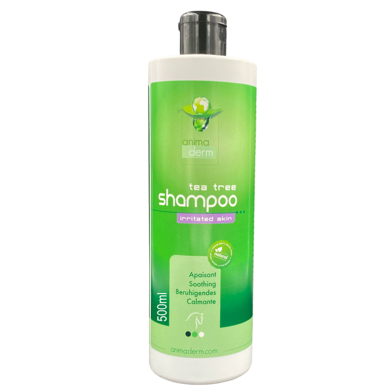 Shampoo Tea Tree est un Shampooing Apaisant Éliminateur de Croutes par Animaderm