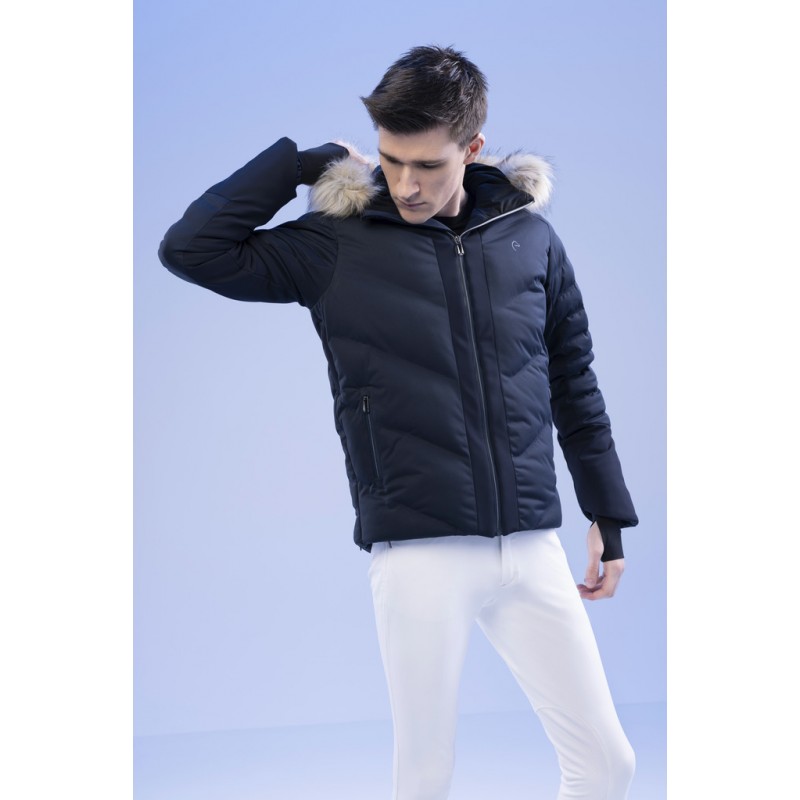 Veste Blouson Homme D'hiver - Chemise Brossée Avec Poches à Revers
