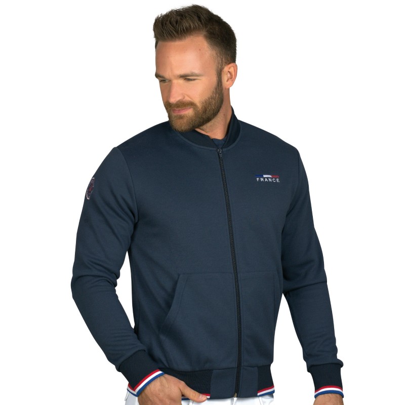 Sweat Zippé Homme France - Flags & Cup Sweat Zippé Homme France - Flags & Cup