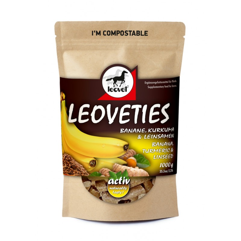 Friandises pour Chevaux Banane/Cumin/Lin - Leovet