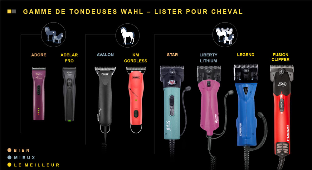 Toutes les Tondeuses cheval Lister Wahl